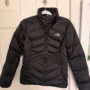 The North Face Black Short Puffer Jacket (Small)